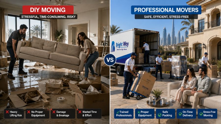 Why Professional Villa Movers Are Better Than DIY Moving 