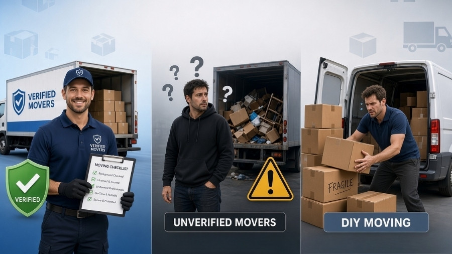Verified Movers vs. Unverified Movers or DIY Moving